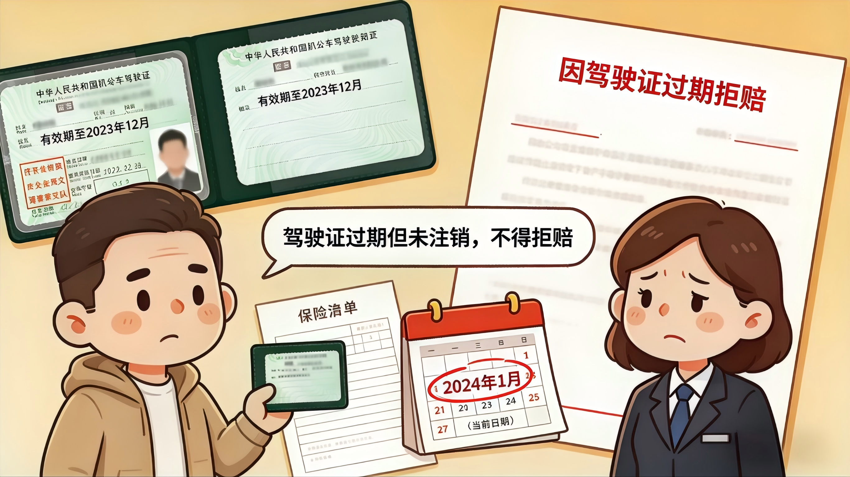 驾驶证过期示意图